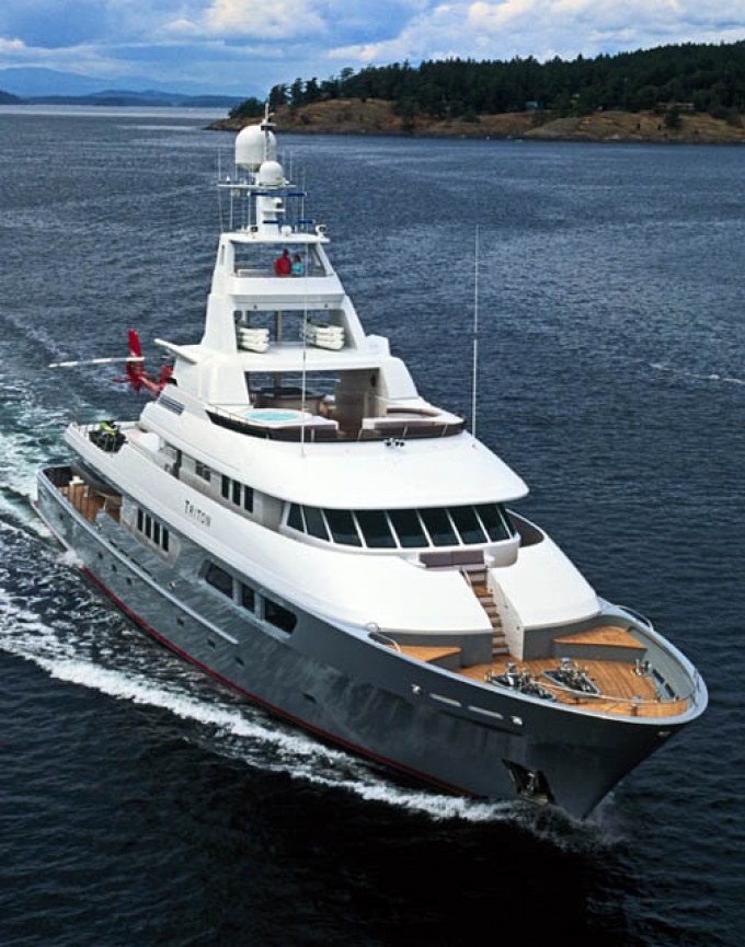 The 49.68m Motor Yacht TRITON Delta Charter World Luxury Yacht